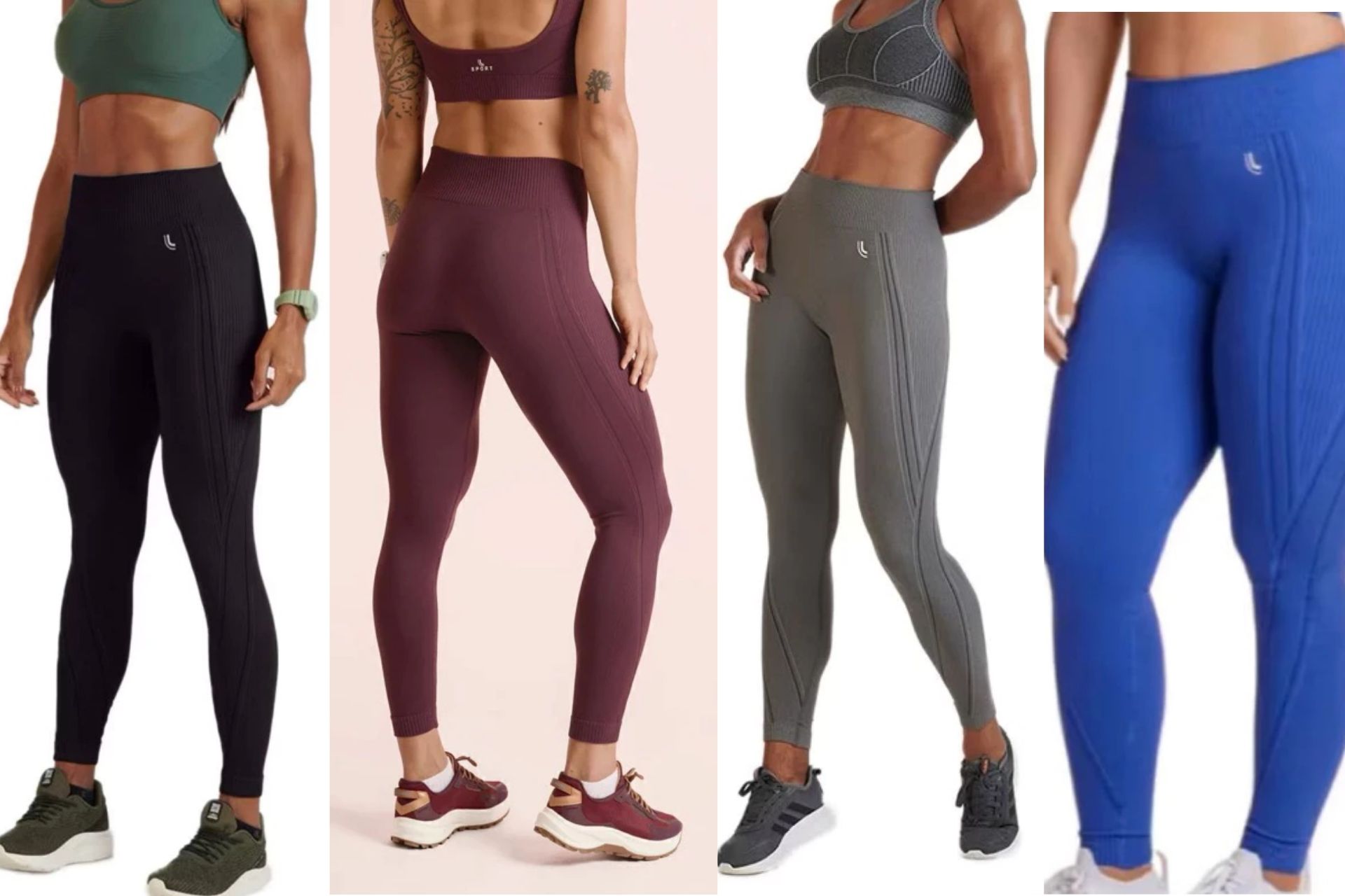 Mulher usando legging Lupo Sport em treino de alta intensidade