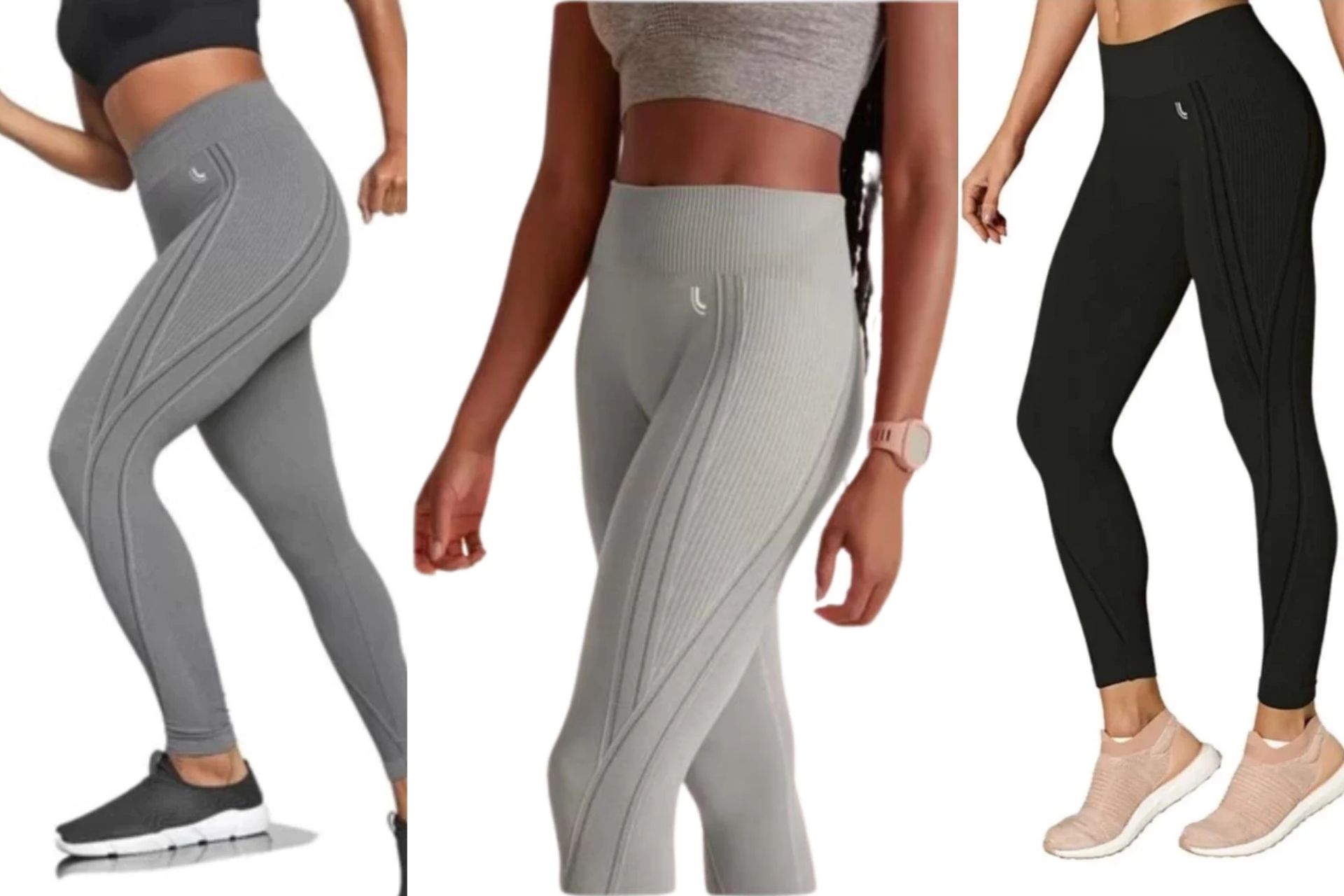 Demonstração de opacidade em agachamento com legging Lupo